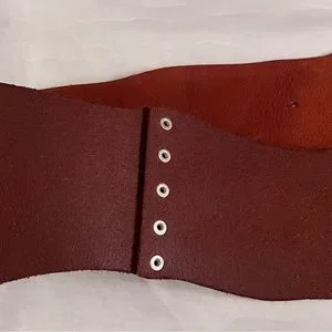 Anthropologie wide brown leather belt with a large silver zebra head buckle M Anthropologie | Accessories | New Anthropologie Zebra Head  main image 4